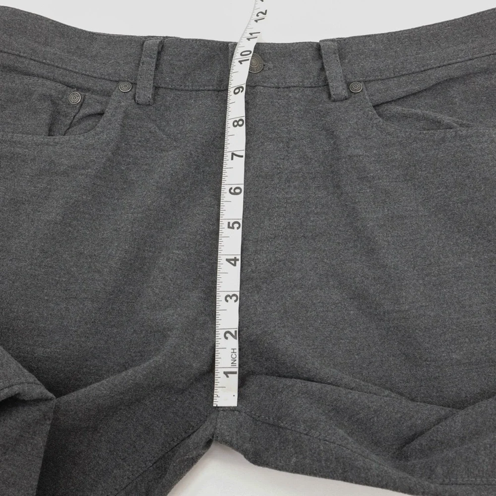 Brooks Brothers Men Straight Leg Wool Blend Pants Charcoal 34x30 Classic‎ Preppy
